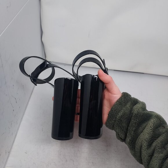 Christian Louboutin Movida Sabina Black Patent Platform Sandal - Picture 10 of 11